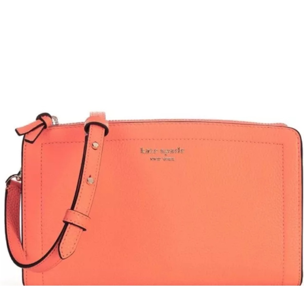kate spade new york, the Knott Pebbled Leather Small Crossbody Bag